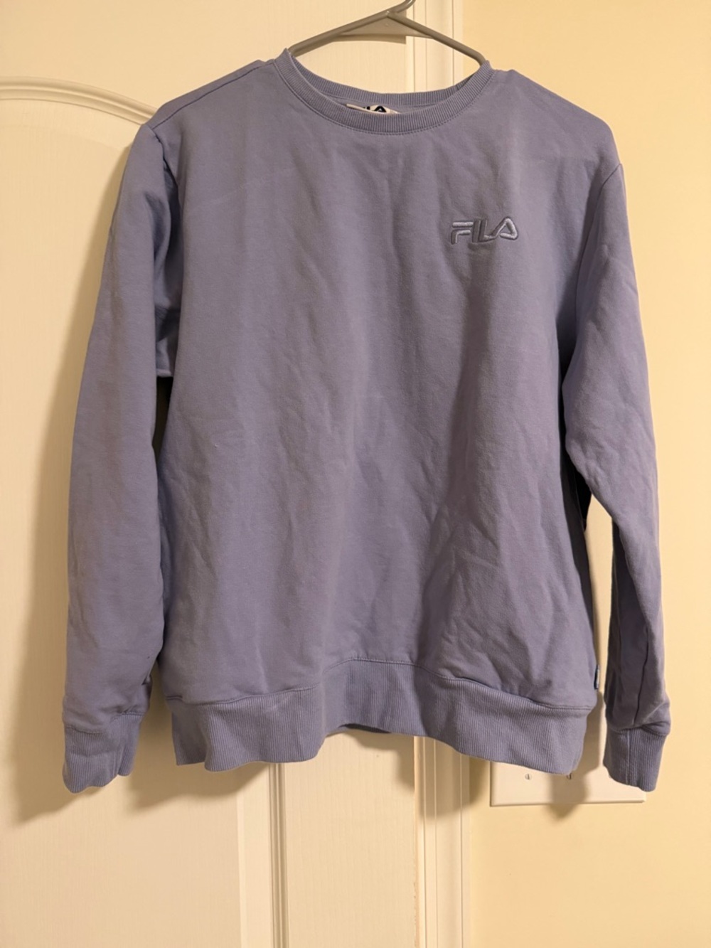 FILA Men’s Light Purple Crewneck Sweatshirt